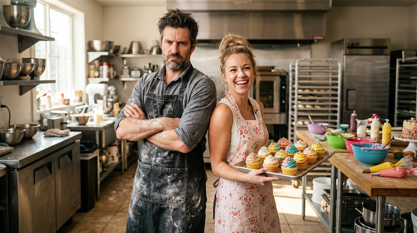 Grumpy Pastry Chefs And Sunshine Cupcake Queens