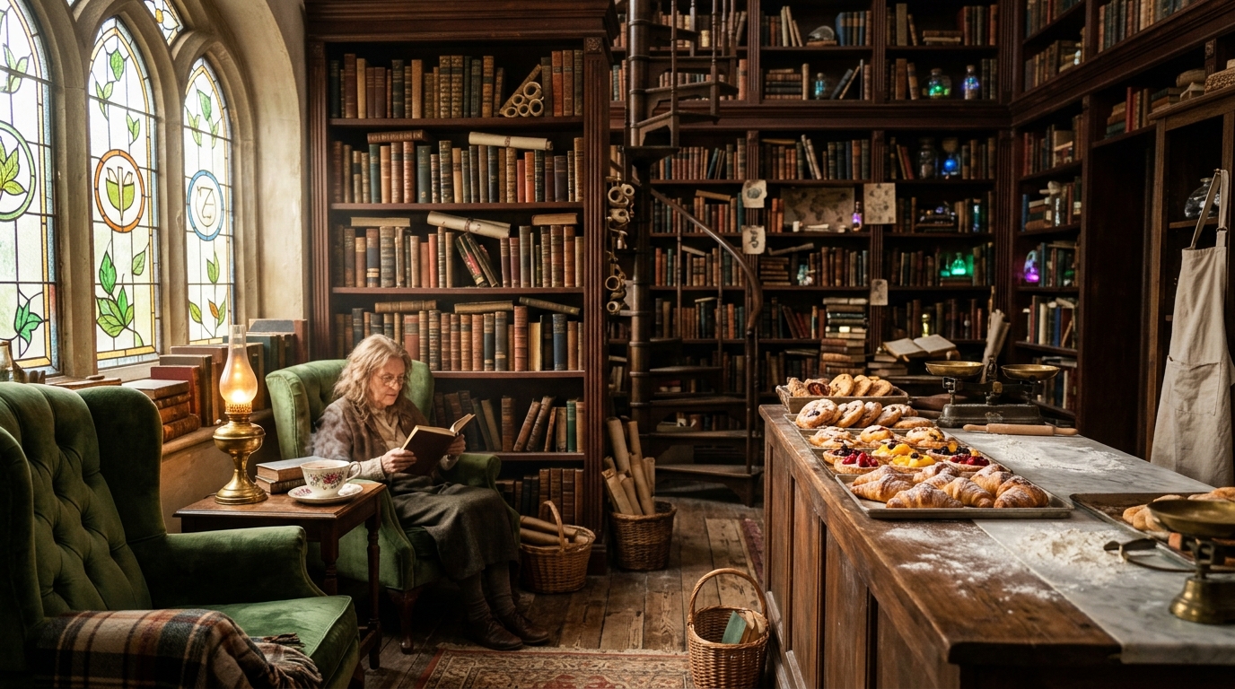 Bestselling Reads in Magical Bakeries and Libraries