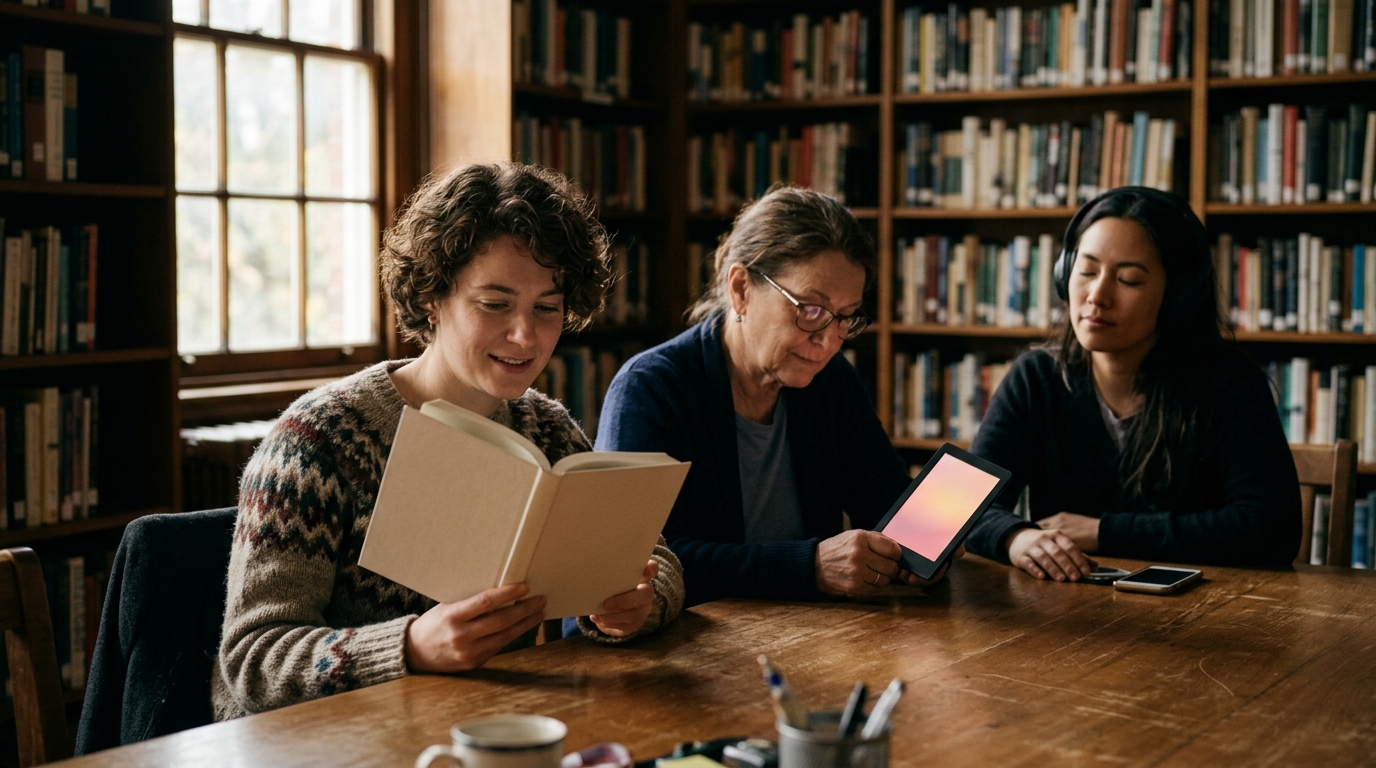 Print Ebooks Audiobooks And Libraries