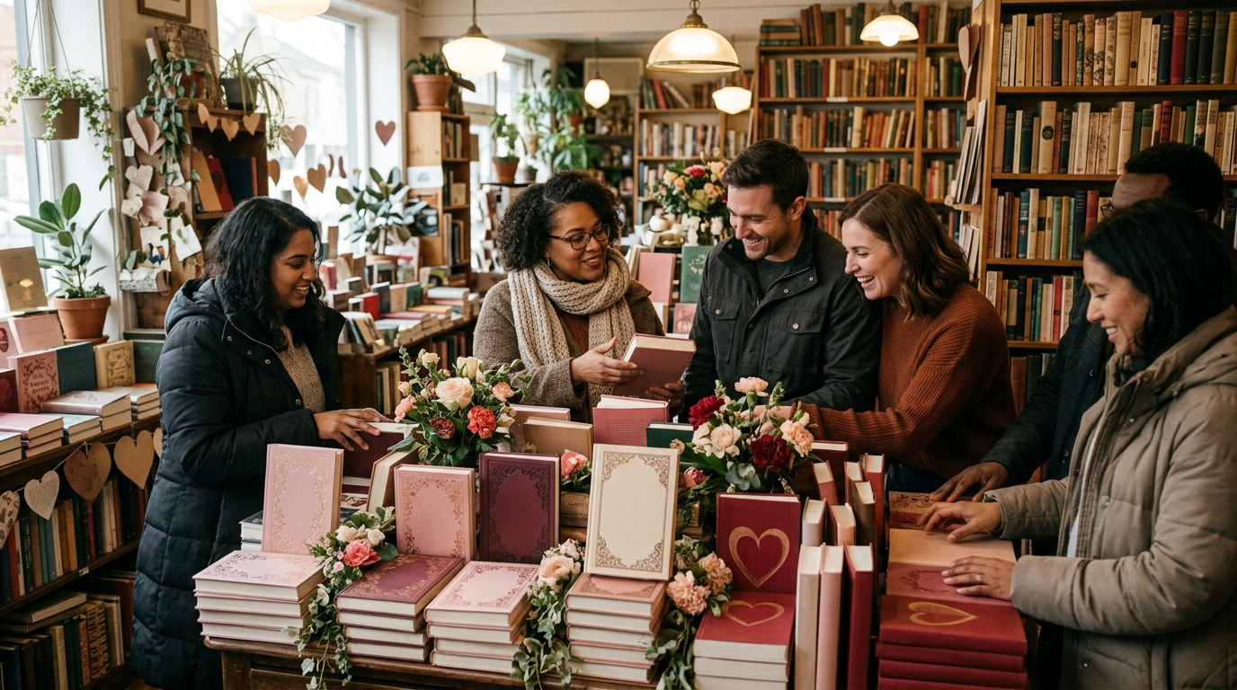 How Romance Bookstore Displays Help You Find Your Next Read Bookstore Romance Day Brings Readers Together