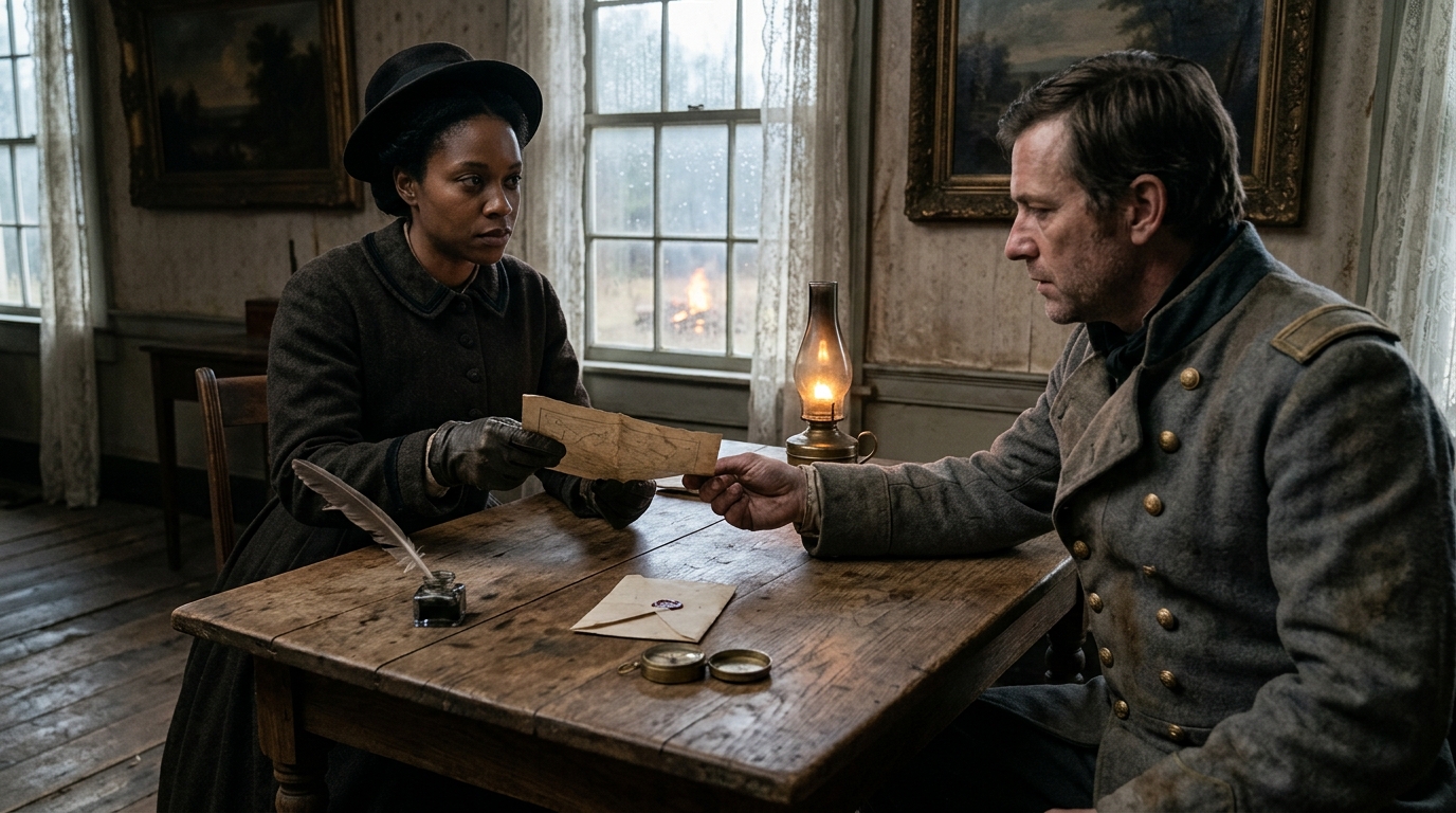 Historical Interracial Romance With Civil War Espionage