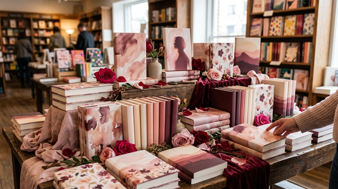 How Romance Bookstore Displays Help You Find Your Next Read Themed Tables Turn Browsing Into Discovery
